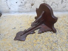 Console Etagère Ancienne murale en  bois sculpté Style Cathédrale 25 cm H