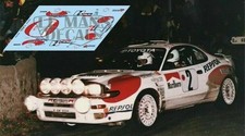 Décal Toyota Celica ST185 Rallye Montecarlo 1992 1:43 32 24 Décal Sainz