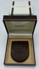 Boîte Gucci En Cuir Vintage