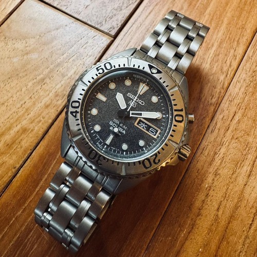 Seiko kinetic diver ags - seiko, 200m