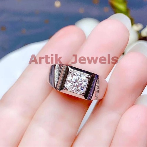 Moissanite avec plaqué - moissanite, or