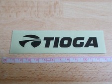 Autocollant Cyclisme, BMX - TIOGA - 13 cm - noir