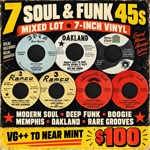 Soul funk lot rare - 7, 45