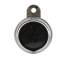 SUPPORT/PORTE VIGNETTE ASSURANCE BLACKWAY ACIER CHROME (ROND)