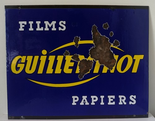 Ancienne plaque publicitaire - ancienne,
