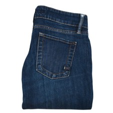 Jean femme Massimo Dutti coupe slim taille 29 bleu conique taille basse-moyen...