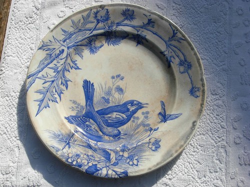 Assiette plate ancienne