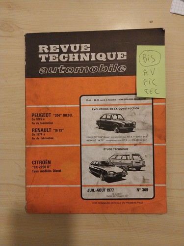 Revue technique citroen 2 - revue,
