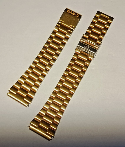 Casio watch bracelet gold - , tone