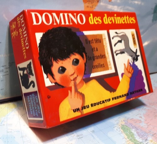 Jeu vintage 1972 domino des - vintage,