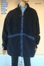 VESTE POLAIRE SEYNTEX POLAIRE ZIPPEE HIGHT QUALITE BLEUMARINE T 2XL / 3 XL NEUVE