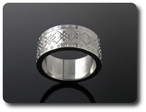 Bague homme motif vintage - homme,
