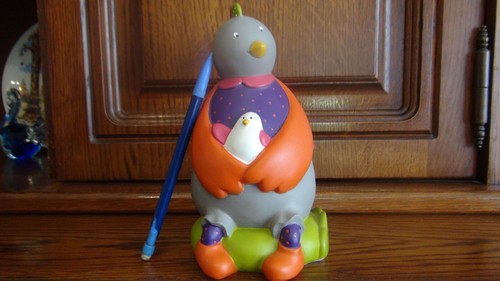 Tirelire poule poussin - et,