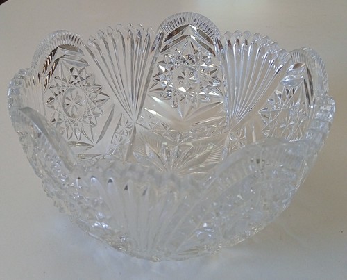 Compotier saladier cristal - en,