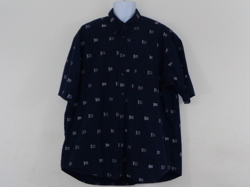 Vintage nautica shirt button - shirt,