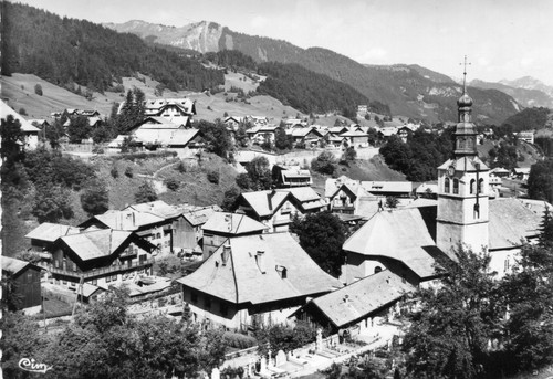 Carte morzine vue générale - carte,