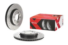 2x Disque de frein perforé/ventilé de l'intérieur 09.8952.1X BREMBO pour BMW 3