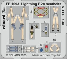 Lightning F.2A seatbelts STEEL