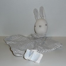 Doudou Lapin Obaïbi - Gris blanc
