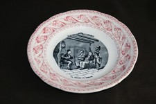 Assiette parlante fin 19e