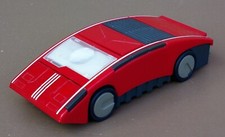 Nécessaire de bureau VOITURE ROUGE & GRISE rangement stylo trombones gomme