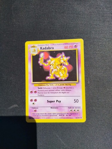 Carte pokémon wizards kadabra - pokémon,