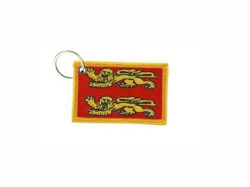 Porte cle cles clef brode