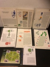 lot de timbres football  foot collection la poste collection sport premier jour