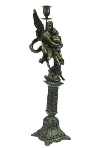 Bronze marbre statue cupidon - bronze,