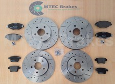 Mondeo mk3 Disque Frein Rainuré Perforé Avant Arrière Coussinets