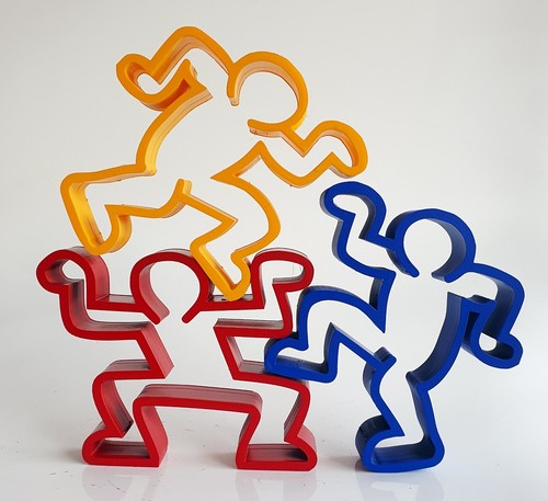 Sculpture boys haring keith - sculpture, 3