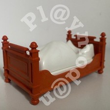 Playmobil Maison Famille Transportable 2006 Lit Adulte Draps 4145 By Pl@ymod@n