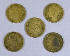 Lot 5 x 50 Centimes 1924