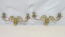 Paire d'appliques bougeoirs de
