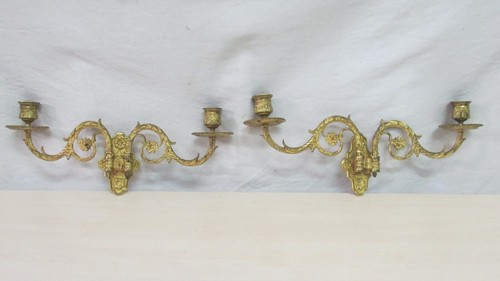 Paire appliques bougeoirs de - d'appliques,