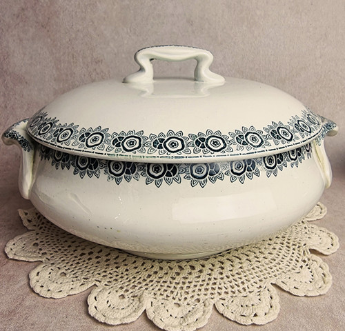 Soupière ancienne vintage - soupière,