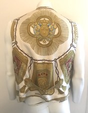 GILET VEST MEN HERMES VINTAGE "POSTES ET CAVALERIE" TAILLE 56 EN BON ETAT