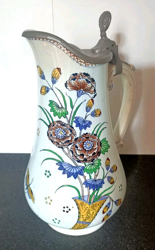 Ancien pichet faïence - pichet, en