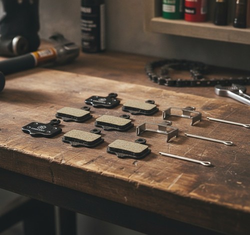 Bike disc brake pads pair - pads,,