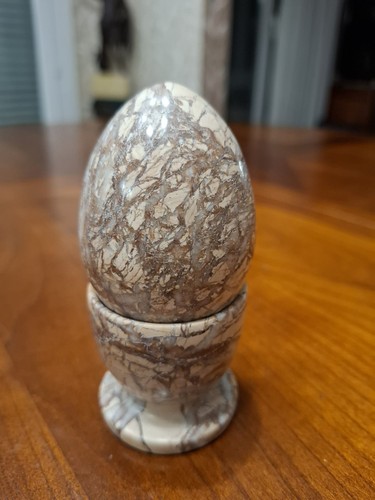 œuf socle pierre d onyx - en,