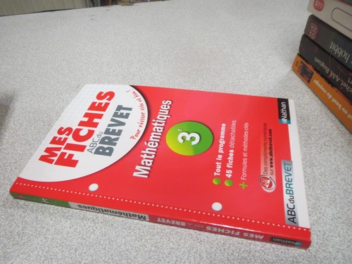 Ca7 mes fiches abc - abc, brevet
