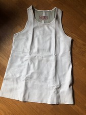 Robe Mini Cuir Agneau Perfore Blanc Marlboro Classic T. M