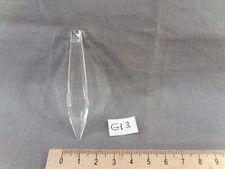 Pampille en verre ( 1 ) forme