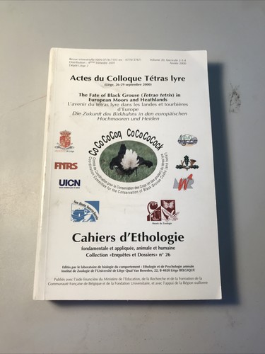 Ethologie ornithologie actes - ornithologie,