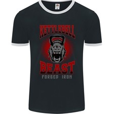 Kettlebell Beast Gym Entraînement Haut MMA T-Shirt Ringer Pour Hommes FotL