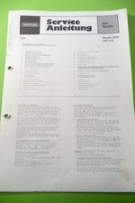 Manuel De Service Pour Grundig