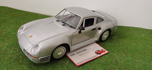 Porsche 959 gris - argent, silver