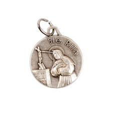 SAINTE RITA PENDENTIF MEDAILLE