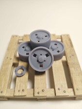 4 jantes pour maquette voiture 1/24 1/18 (Alpine A310/Renault R5  jante Bobine)