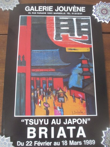 Affiche exposition briata - d'exposition,
